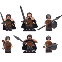 6Pcs Game of Thrones Minifigures Eddard Stark Winterfell Guards Mini Block Toys - £14.38 GBP