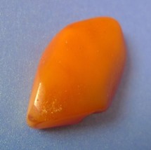 pa. Gemstone Butterscotch Honey Orange Natural Baltic Amber gem polished 3-4 g - £20.08 GBP