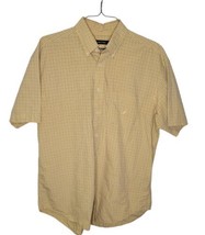 Nautica ”Sanded Poplin” Men’s size XL button Up Short Sleeve Shirt - £7.42 GBP