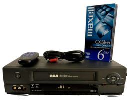 Vintage RCA Model VR623HF 4 Head H-Fi Stereo VCR with Remote with VIDEO ... - £51.43 GBP