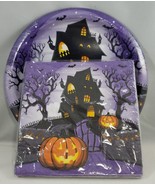 Haunted House Pumpkin Halloween Paper Plates(8 ct) &amp; Napkins(16 ct) - €15,24 EUR