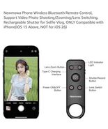 Phone Wireless Bluetooth Remote Control, Support Video Photo Shooting/Zo... - $27.60