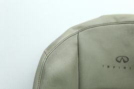 2003-2008 INFINITI FX45 FX35 FRONT RIGHT UPPER SEAT COVER OEM BEIGE H1866 image 2
