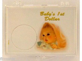 Small Dollar -  Baby&#39;s 1st Dollar 2x3, Snap Lock Coin Holder, 3 pack - $8.98