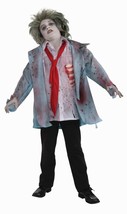 Creepy Walking Zombie Boy Child Halloween Costume Boy Size Medium 8-10 - £21.27 GBP
