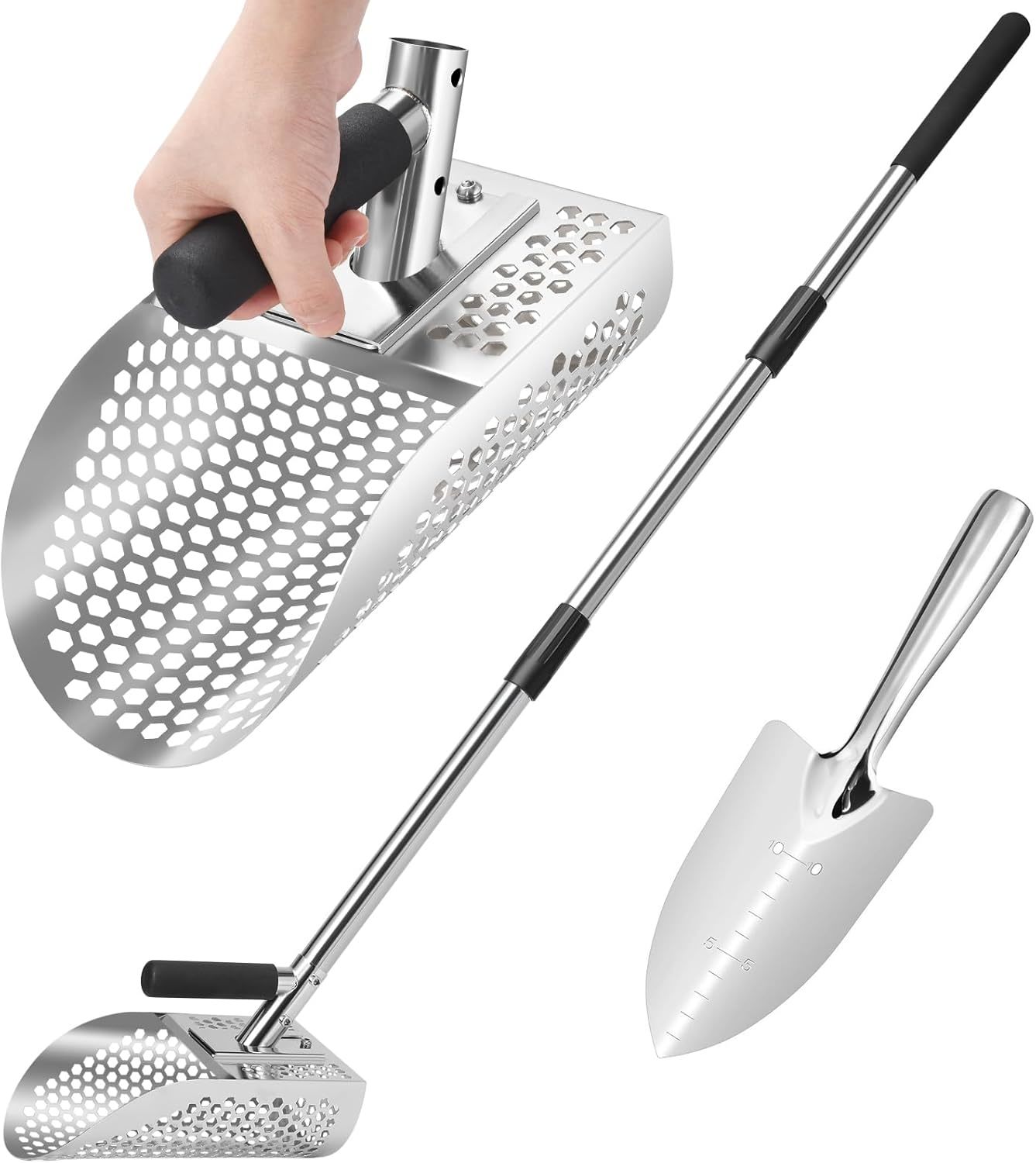 Gadfish Sand Scoop For Metal Detecting, Metal Detector Scoop,, Stainless... - $51.99