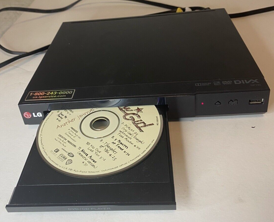 LG DP132 DVD Player with USB Direct Recording / No Remote 10" X 8" X 1
