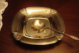 International silverplate pickle bowl and serving spoon, new [*a4-plates... - $24.75