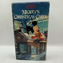 Mickey&#39;s Christmas Carol VHS Burny Mattinson Director 1983 Rated G NTSC - $7.70