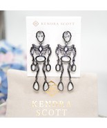Kendra Scott Ivory Mother of Pearl Skeleton Large Statement Jacket Earri... - $239.92 CAD