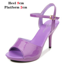 New Summer Women&#39;s Sexy Point Toe High Heeled Shoes Toe Clamping Stiletto High H - £39.23 GBP