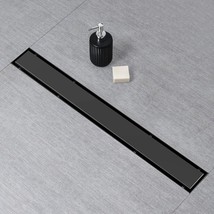 Featuring A 28-Inch Black Shower Drain With A Flat And Tile Insert Panel... - $104.96