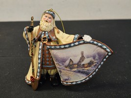 Old World Santa Thomas Kinkade White Christmas Dreams Ashton Drake Ornament - €8,51 EUR
