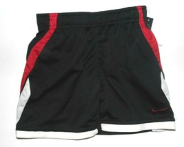 Nike Boys Shorts Dri-Fit Black Red White Size 4 NWT - £11.19 GBP