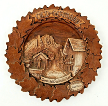 Vintage Old Germany Wood/Resin Plate 3D Original Preis Design Made in Bavaria - £14.36 GBP