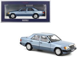 1990 Mercedes-Benz 230 E Light Blue Metallic 1/18 Diecast Model Car by Norev - £132.92 GBP