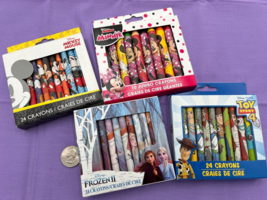 Disney Crayon Bundle - Mickey, Minnie, Toy Story 4, Frozen II - 82 Pcs for Fun! - £46.70 GBP
