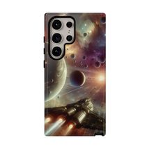 Space Art Tough Cases, Spaceship Traveling Protection for iPhone Galaxy ... - $524.68 MXN