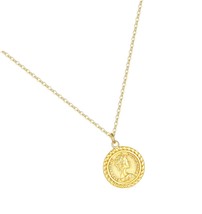 Pendant Necklace for Women 18K Gold Cubic Zirconia - £37.06 GBP