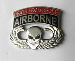 US ARMY AIRBORNE DEATH FROM ABOVE WINGS LAPEL PIN BADGE 1.1 INCHES - $5.74