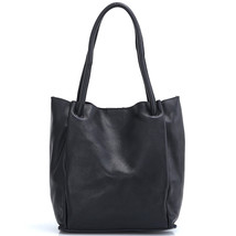  Winter Simple Design Lady Handbag Genuine Leather Shoulder Bag Large Capacity D - £64.22 GBP