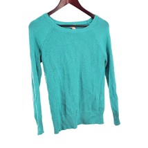 J.CREW Sweater Pullover Marino Wool Waffle Knit Long-sleeve Ribbed Light... - $23.38