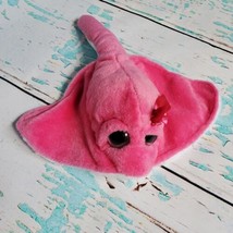 WishPets Pink &quot;Droopy Ray&quot;  Mantaray/Stingray Plush~ unbranded 12&quot; Big Eyes - £11.84 GBP