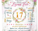 17 Year Old Girl Gift Ideas Blanket, 17Th Birthday Gifts for Girls, Gift... - $35.96
