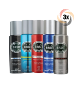 3x Sprays Brut Variety Scents Deodorant Body Spray For Men | 200ml | Mix... - £18.37 GBP