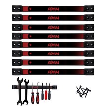 Amm 8Pcs Magnetic Tool Holder Strip, 12&quot; Heavy Duty Tool Organizer Magnetic - £35.53 GBP