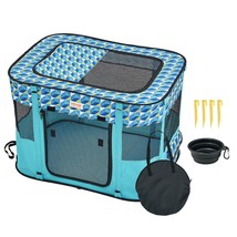 VEVOR Foldable Pet Playpen, 32&#39;&#39; x 24&#39;&#39; x 22&#39;&#39; Portable Dog Playpen, Crate Kenne - £59.54 GBP