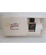 Tweed Parfum De Toilette Lentheric Tiny Perfume Travel Vtg Rare With Sli... - $18.69