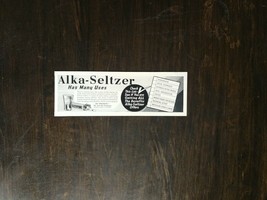 Vintage 1937 Alka-Seltzer Original Ad 721 - £5.28 GBP