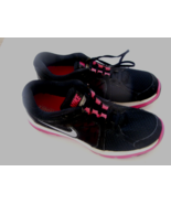 Nike Women&#39;s Running Shoes Dual Fusion Black Pink Size 9.5 - £19.45 GBP