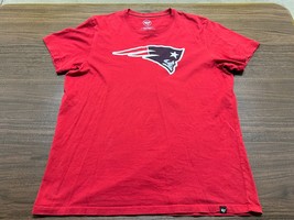 New England Patriots Men’s Red NFL Football T-Shirt - ‘47 Brand - Large - $10.99