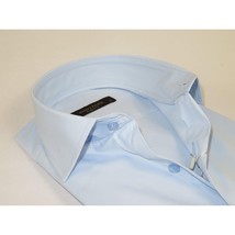 Men's Dress Shirt ENZO PARK Turkey Soft Cotton Wrinkle Resistant Enzo2 Blue image 2