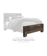 Derekson - Multi Gray - Queen Panel Footboard - $2,402.36 MXN