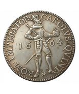 1664 Heiliger Römischer Kaiser Karl V. Nachschlag Fantasy Kunst Medaille... - €11,43 EUR