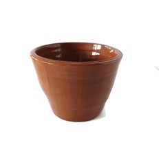 Handmade Ceramic Planter Rustic Vase Decorative Terracotta Cache Pot For Flowers - £32.38 GBP