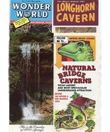 Wonder World Natural Bridge Longhorn Caverns Pearl 1000 Springs Texas Br... - £21.80 GBP