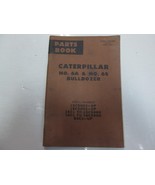 Caterpillar N º . 6A 6S Bulldozer Partes Libro Manual 15C5001-UP Dañado OEM - $231.79 MXN