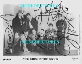 The New Kids On The Block Autographed 8x10 Rp Publicity Photo Wahlberg + - £15.17 GBP