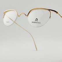 RARE Rodenstock Eyewear R 4222 A Titanium Eyeglasses Half-Rim Specs - $192.06