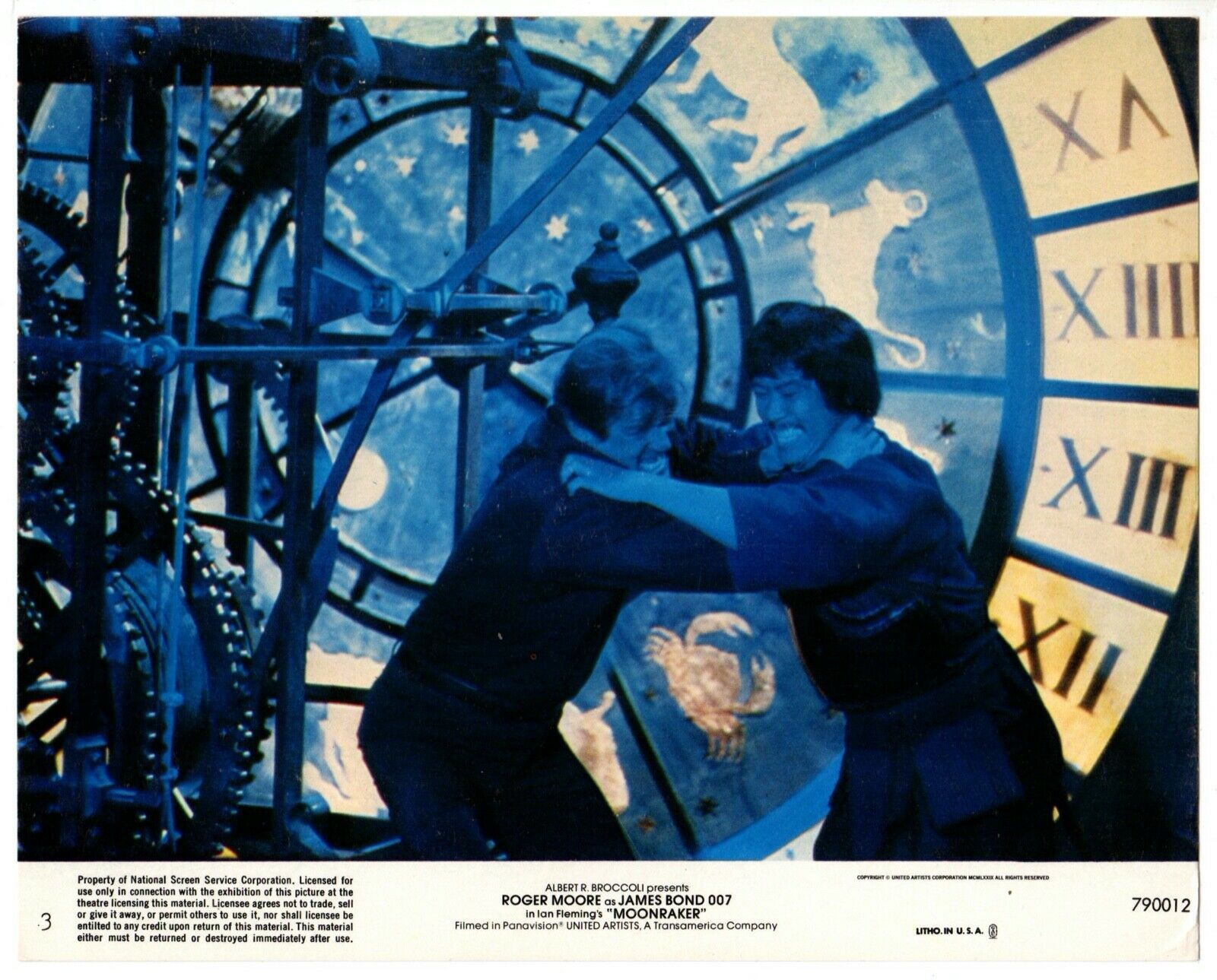 *Ian Fleming&#39;s MOONRAKER (1979) Roger Moore as James Bond 007 Fight Scen... - $45.00