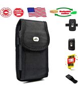 Lightweight Black Nylon Carrying Case with Belt Clip for Flip Phones &amp; More - $23.90 CAD