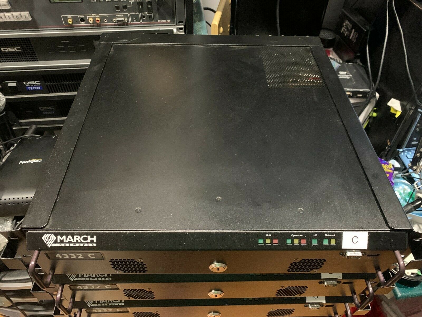 March Networks 4332 C NVR DVR 32CH IP Analog No Harddrives - $94.49