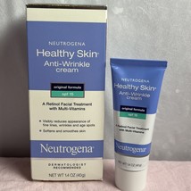 NEUTROGENA HEALTHY SKIN ANTI WRINKLE CREAM SPF 15 SUNSCREEN 1.4 OZ BOXED - $60.78