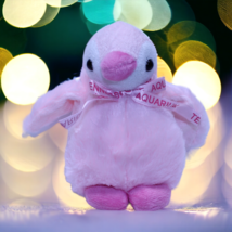Wishpets Bebe Penguin Tennessee Aquarium Pink Ribbon 5" Stuffed Animal Plush Toy - $12.86