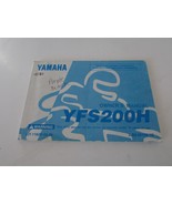 Yamaha ATV Owner&#39;s Manual for 4 Wheel Quad YFS200H - $6.88