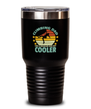 30 oz Tumbler Stainless Steel Insulated  Funny Climbing Dad Like A Regular Dad  - £27.61 GBP